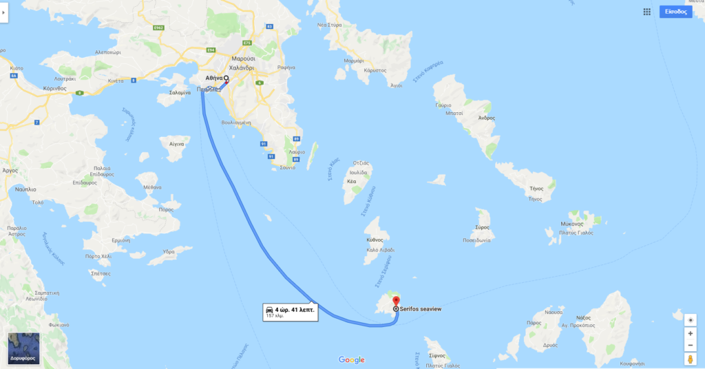 How to get to Serifos Seaview Modern HousesApartments
